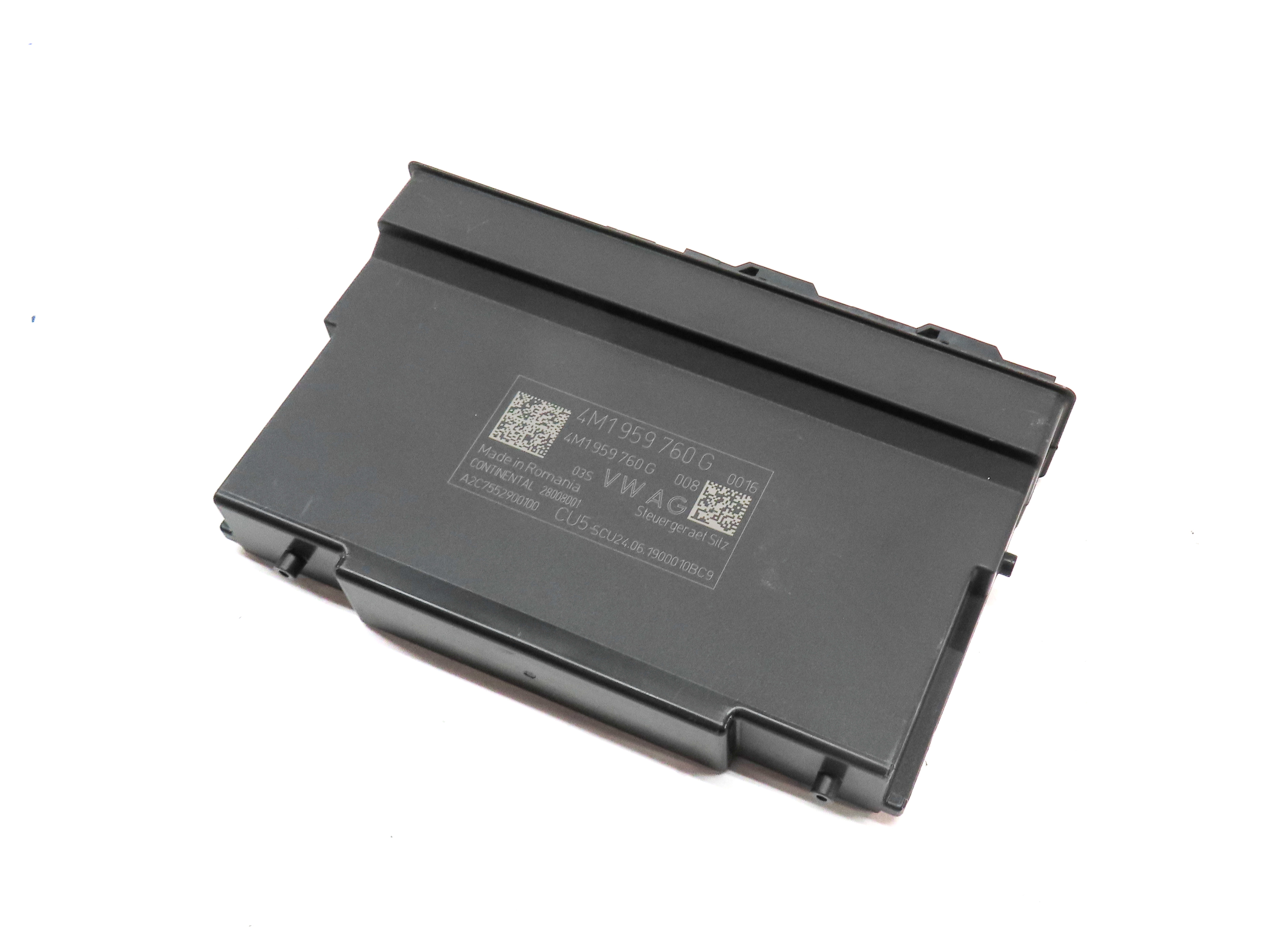 17-20 AUDI Q7 (4M) FRONT RIGHT PASSENGER SEAT ADJUST ADJUSTMENT CONTROL MODULE — exact item pictured